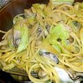 kiwi705's cooksnap of when they made 牡蠣とキャベツのオイスターソースパスタ.