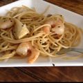 wongwong's cooksnap of when they made えびねぎパスタ.