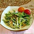 ぽんこ♡'s cooksnap of when they made 水菜とツナのサラダ.