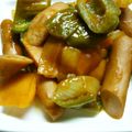 maruru-nn's cooksnap of when they made ウインナーと野菜のケチャップ炒め.
