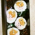 ☆ばななん☆'s cooksnap of when they made キャラ弁☆節分の鬼海苔巻き♡.
