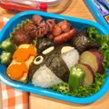 ニヤニヤンちゅう's cooksnap of when they made 水族館へGO！子供も喜ぶシャチ弁当.