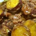 トマトはリコピン's cooksnap of when they made 薩摩芋とひき肉の甘辛炒め！おかず・弁当に.