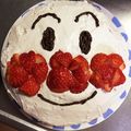 yukka♪♪'s cooksnap of when they made アンパンマンケーキ.