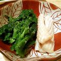 kazu3838's cooksnap of when they made 菜の花とイカのわさびあえ♪.
