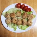 ♡bumper♡'s cooksnap of when they made お弁当に！揚げないちくわベーコンフライ.