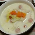 まりっちぱん's cooksnap of when they made 冬野菜の白みそスープ.