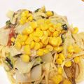 micco820's cooksnap of when they made 白菜たっぷりクリームスパゲティー♡.