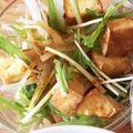 かぎしっぽ29's cooksnap of when they made ゆず胡椒風味☆水菜と厚揚げのサラダ☆.