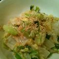 watsun's cooksnap of when they made 余った白菜とチンゲン菜のめんマヨサラダ☆.