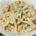 ハトえもん's cooksnap of when they made 紫蘇絡まる☆味噌クリームうどん.