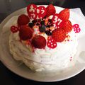 まなおう311109's cooksnap of when they made いちごのケーキ.