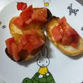 ☆すえこ☆'s cooksnap of when they made シンプル・トマトのブルスケッタ.