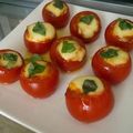 梨華ちゃん's cooksnap of when they made スタッフド　トマトモッツァレラのせ.