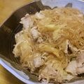 telaika's cooksnap of when they made 豚肉と白菜の春雨煮(^^).