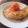 oyukidesu's cooksnap of when they made もやしオムレツ～ウスターソース＋柚子胡椒.