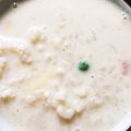 MOKAsキッチン's cooksnap of when they made お冷ごはんを温かく！豆乳チーズリゾット♪.