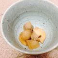 joy09's cooksnap of when they made レンジで簡単里芋の煮物.