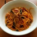 かめっきーな's cooksnap of when they made 海苔と豚肉の和パスタ.