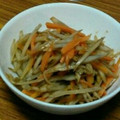 ＳＡＴＯ ちゃん's cooksnap of when they made *塩きんぴらごぼう*.