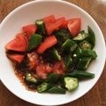 ユートママ's cooksnap of when they made オクラ・トマト・もずく酢の簡単サラダ♫.