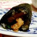 nisiyan's cooksnap of when they made 絶対美味しい恵方巻(焼肉＆まぐろユッケ).