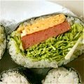 ☆mew☆'s cooksnap of when they made ポークたまごおにぎらず.