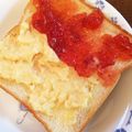 SASAぴー's cooksnap of when they made 簡単朝食☆春の苺ジャムカスタードトースト.