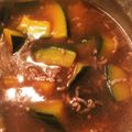 しぁん美希's cooksnap of when they made カボチャと挽き肉の煮物.