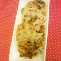 uzu1118's cooksnap of when they made ちょっと不思議な食べ物♪うどん餃子ニラ編.