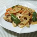 ねっちゃんっ's cooksnap of when they made れんこんと豚肉と野菜の甘酢炒め.