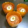 ﾀﾞﾐｴ's cooksnap of when they made バレンタイン☆チョコバナナマフィン.