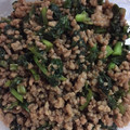 ☆★あーこ★☆'s cooksnap of when they made 【ご飯のお供】豚ひき肉と大根葉の炒め煮♪.