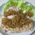 よねまるこ's cooksnap of when they made レンジで簡単☆蒸し鶏のネギソース.