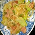 しょこたん19's cooksnap of when they made 簡単☆チンゲンサイとモヤシの塩麹炒め.
