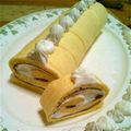 あんこ☻'s cooksnap of when they made チーズスフレロールケーキ.