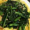 ハワイラグ's cooksnap of when they made 春菊と鮏フレークの簡単パスタ.