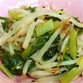 たいにゃん☆'s cooksnap of when they made もやしと小松菜のナムル.