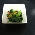 なぎさ84's cooksnap of when they made レンジで２分。小松菜と桜えびのナムル。.