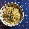 Oramura's cooksnap of when they made 簡単♪長芋もやしレタスの卵炒め☆.