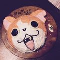 noriko1129's cooksnap of when they made 妖怪ウォッチ！立体 ジバニャン ケーキ.