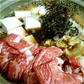 梨パフェ♪'s cooksnap of when they made 簡単美味しい♪ すき焼き(松茸入りも).
