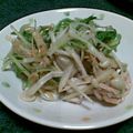 おばＱ's cooksnap of when they made 牛肉とごぼうの　簡単ごまドレ♡サラダ.