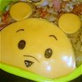 2児ママみきてぃ's cooksnap of when they made ＊キャラ弁＊　ペタっとプーさん♪.
