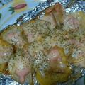 tocoryuu's cooksnap of when they made ジャガイモの明太マヨチーズ焼き.