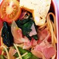 クックソニア's cooksnap of when they made 簡単☆ほうれん草の和風パスタ.