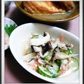 ＴＯＭＯＷＡＴ's cooksnap of when they made 常備菜の茸de胡瓜とカニカマの酢の物.