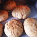 まんまるりお's cooksnap of when they made ほとんど捏ねない！簡単黒糖パン.