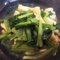 ちゃんちゃんママ's cooksnap of when they made ◆簡単美味♡小松菜とうす揚げの煮物◆.