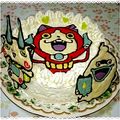 え～みんママ's cooksnap of when they made 妖怪ウオッチ☆ジバニャンキャラケーキ.